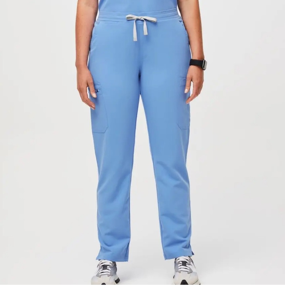 FIGS Ciel Blue Yola Skinny Scrub Pants